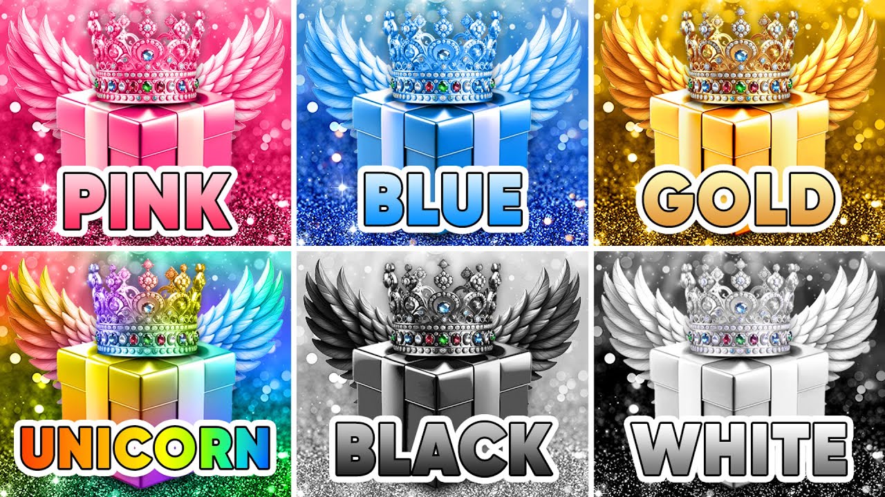 Choose Your Gift...! Pink, Blue, Gold, Unicorn, Black or White 💗💙⭐️🦄🖤🤍 How Lucky Are You? 😱