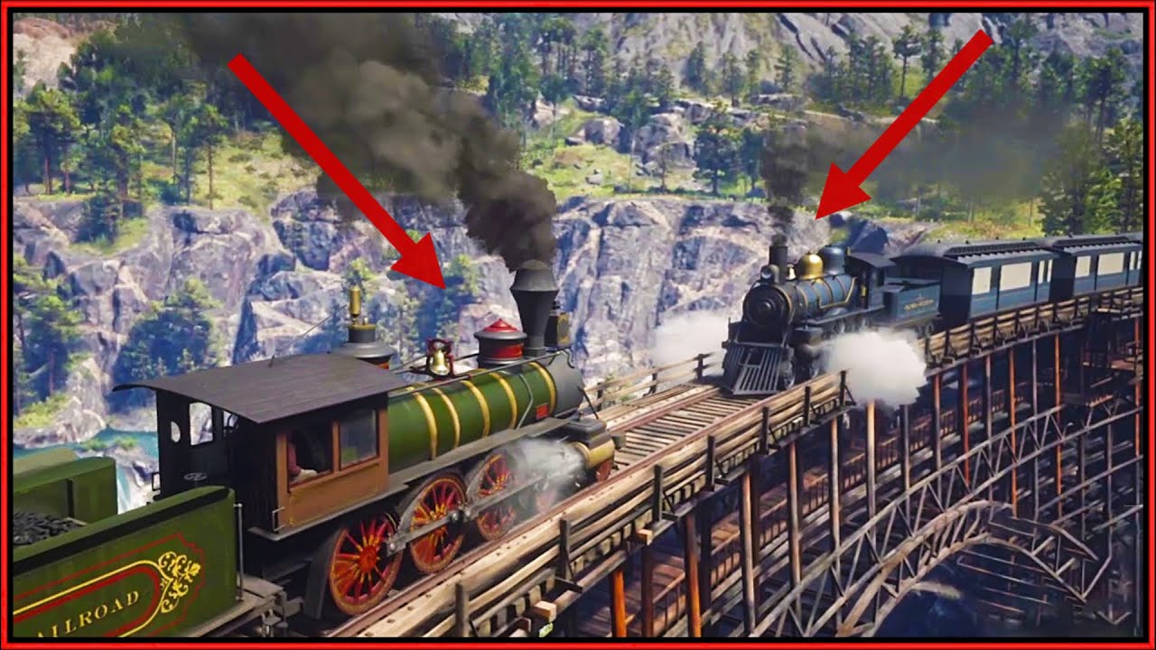 RDR2 - What happens if two Trains collide into each other at speed