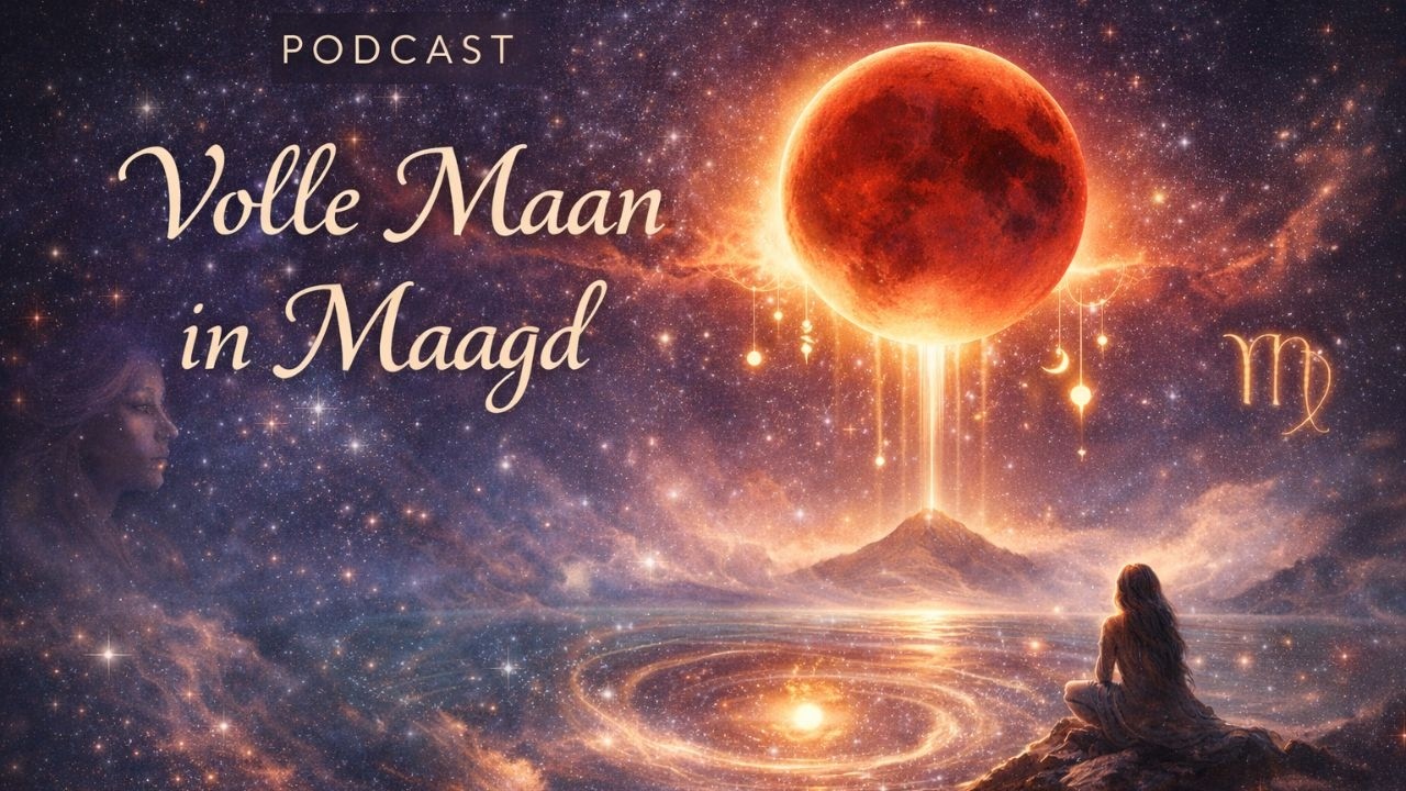 🌕 Volle Maan in Maagd – Bloedmaan | Timeline Shift