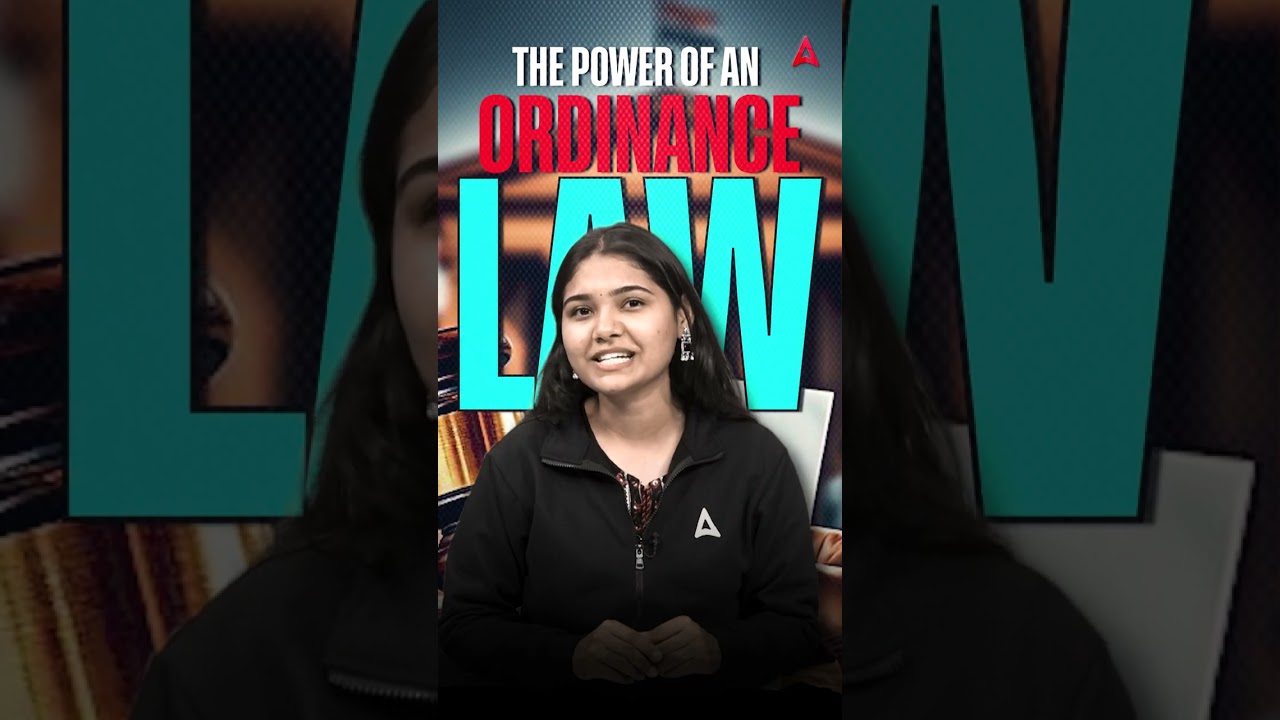 How does the president pass an ordinance? #railwayexam2026 #prepration #railwayadda247