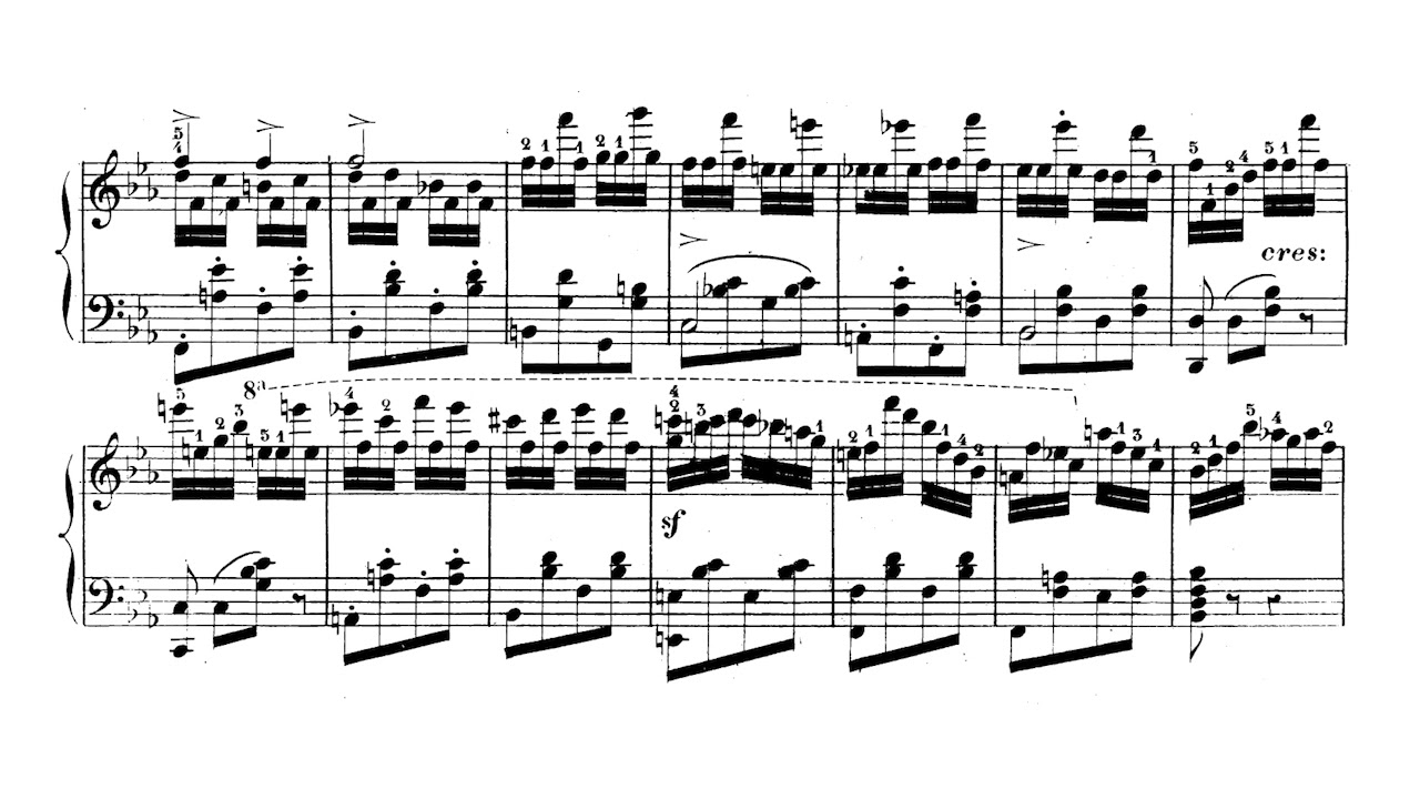 Carl Czerny - Op 822 No 16  - Allegro vivacissimo - E flat major