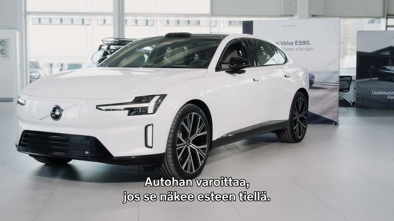 Uusi täyssähköinen Volvo ES90 - monipuolisesti mukavuutta ja turvallisuutta