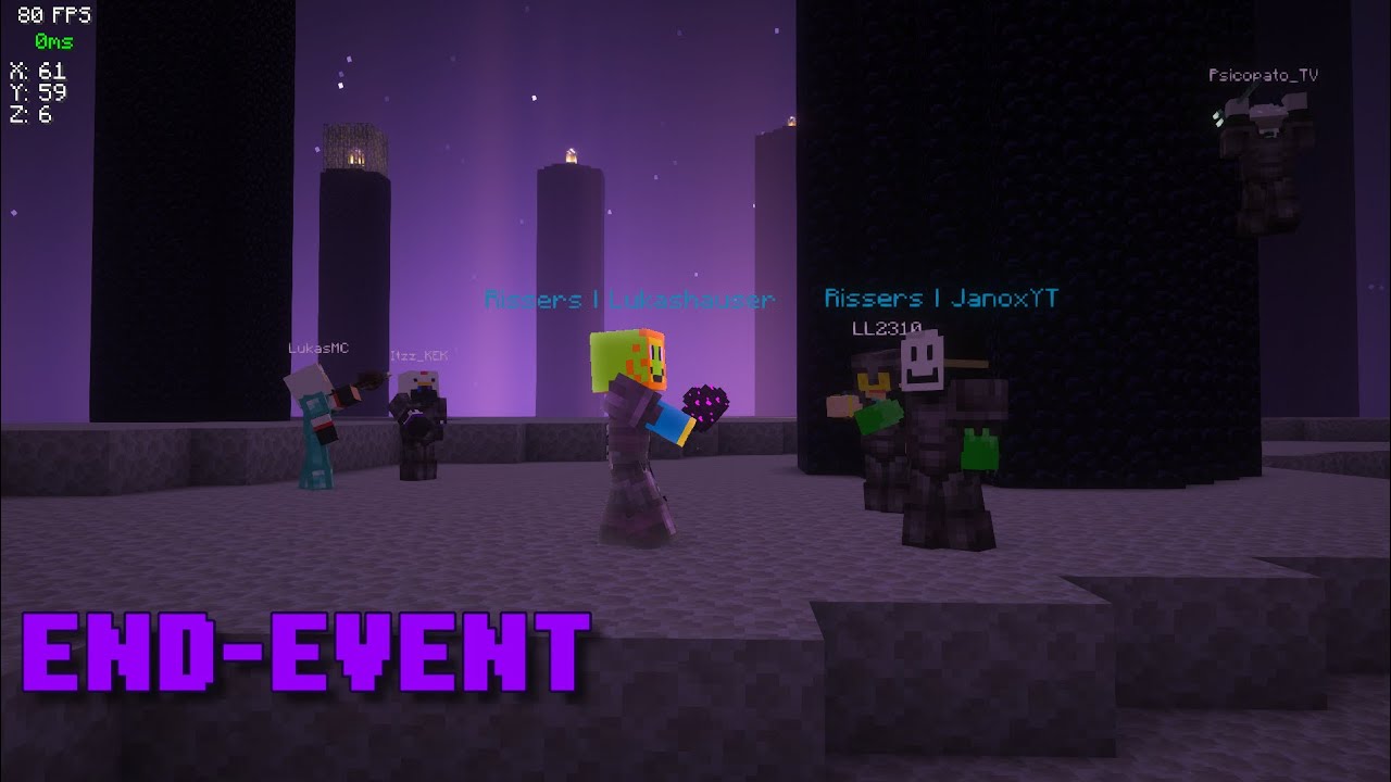 Holen sich die RISSERS wieder das Dragon-Egg? (End-Event) | Minecraft More #5