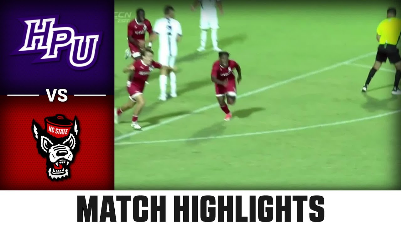 High Point vs. NC State Match Highlights | 2024 ACC 2024 Men's Soccer