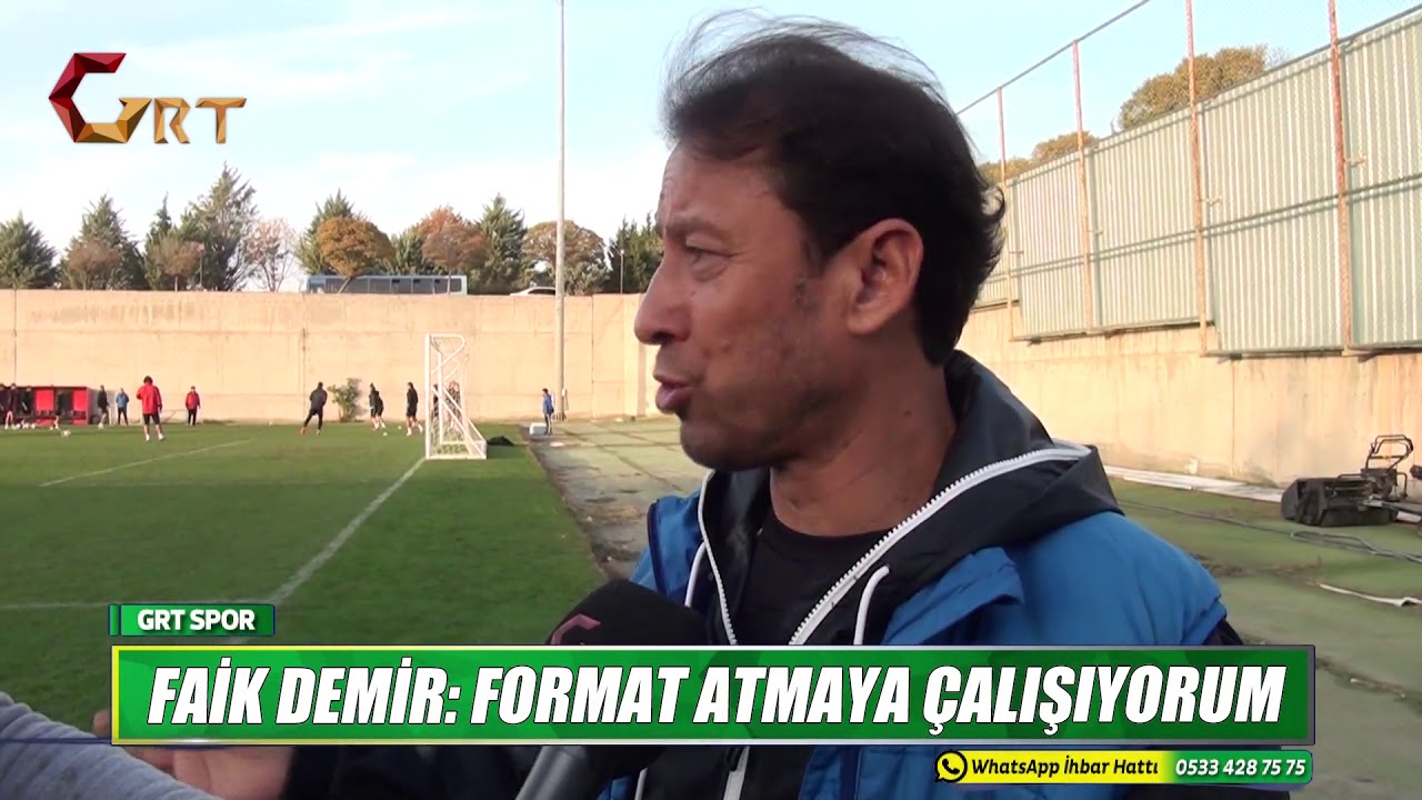 FAİK DEMİR: FORMAT ATMAYA &Ccedil;ALIŞIYORUM