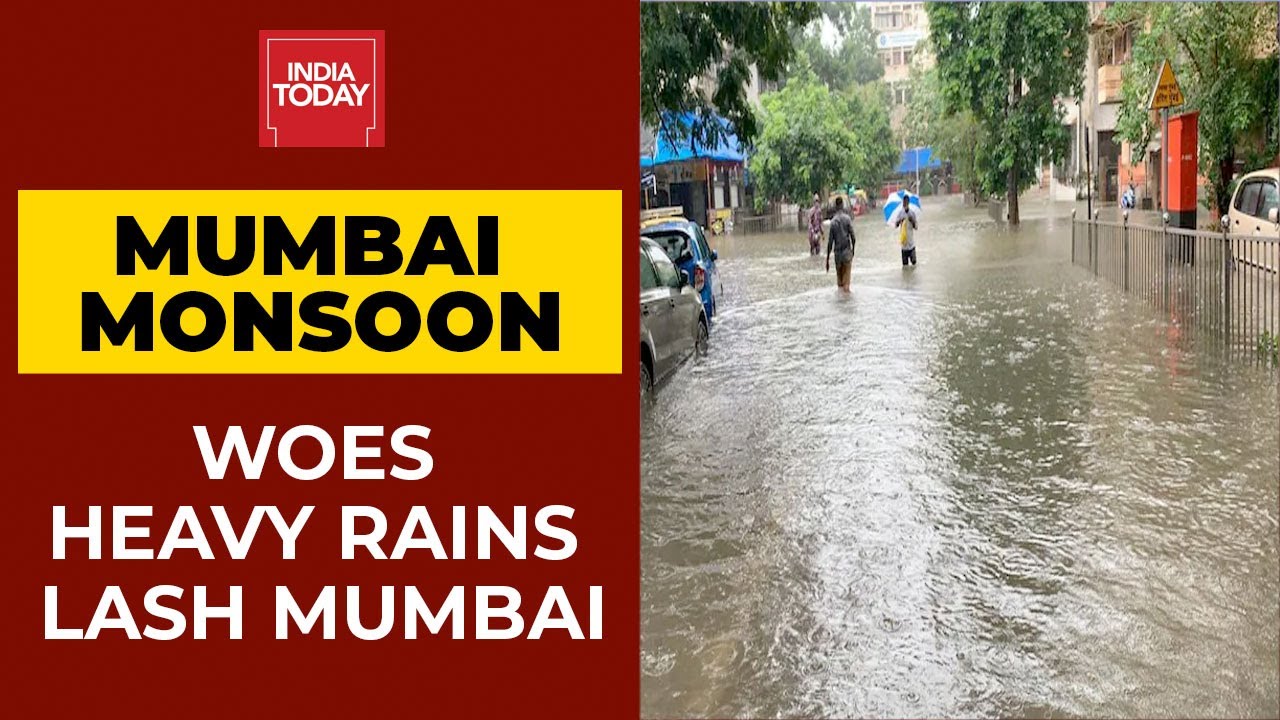 Mumbai Monsoon Woes: Heavy Rains lash Mumbai; Waterlogging, Traffic Jams In Many Areas
