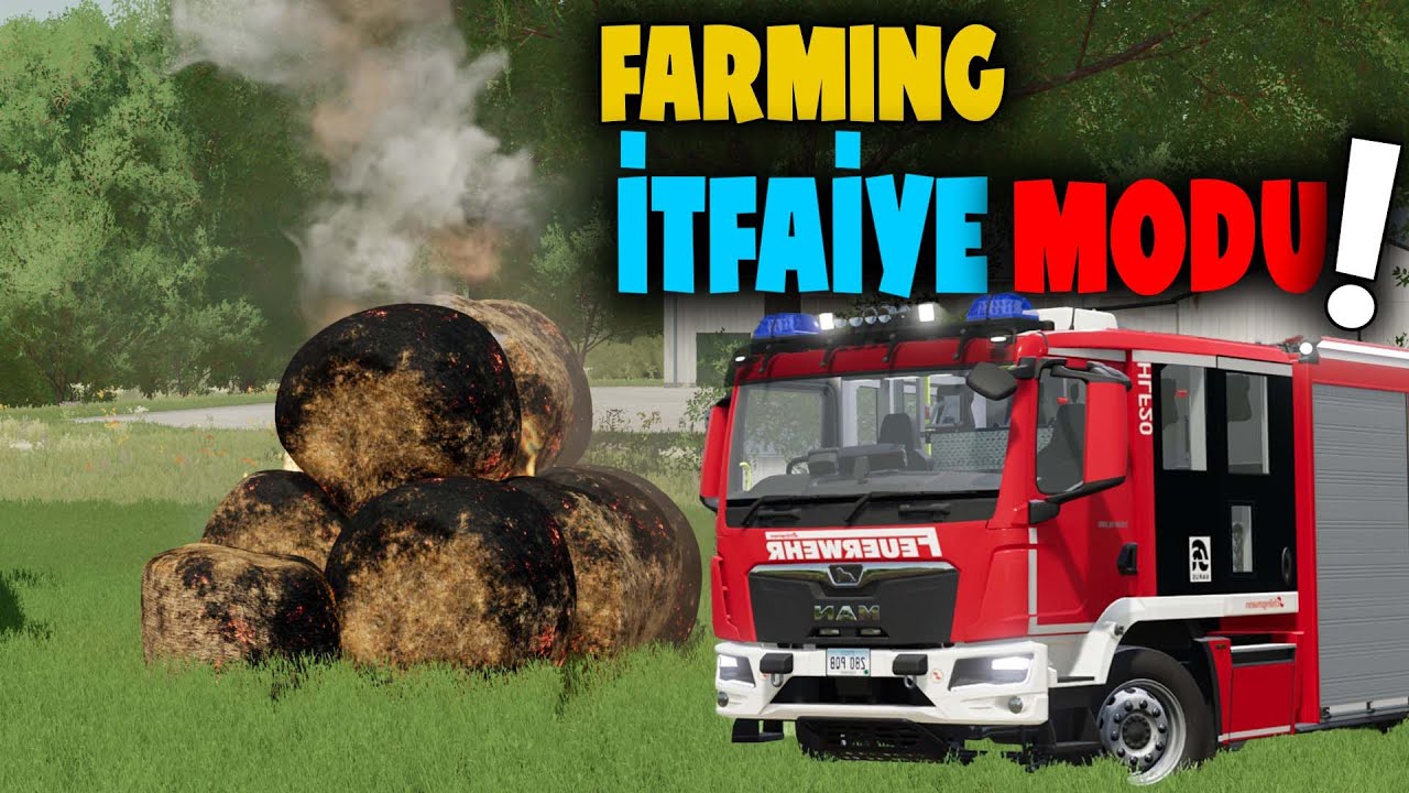 YANGIN VAR BEN YANIYORUM YETİŞİN A DOSTLAR TUTUŞUYORUM !! // FS22