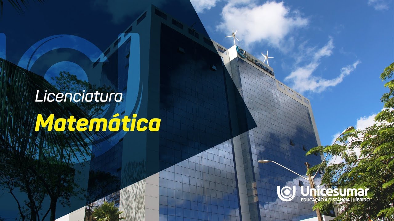 Matem&aacute;tica (Licenciatura) | EAD Unicesumar - Convite