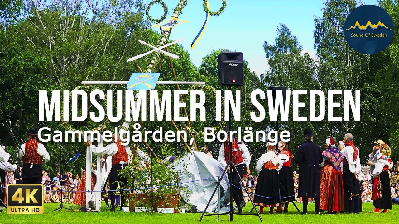 Midsummer in Sweden - Borlänge, Dalarna