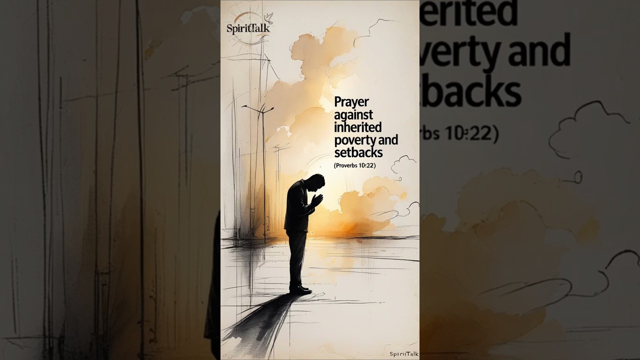 Prayer against inherited poverty and setbacks. #shorts #dailyprayer #christianprayers #prayershorts.