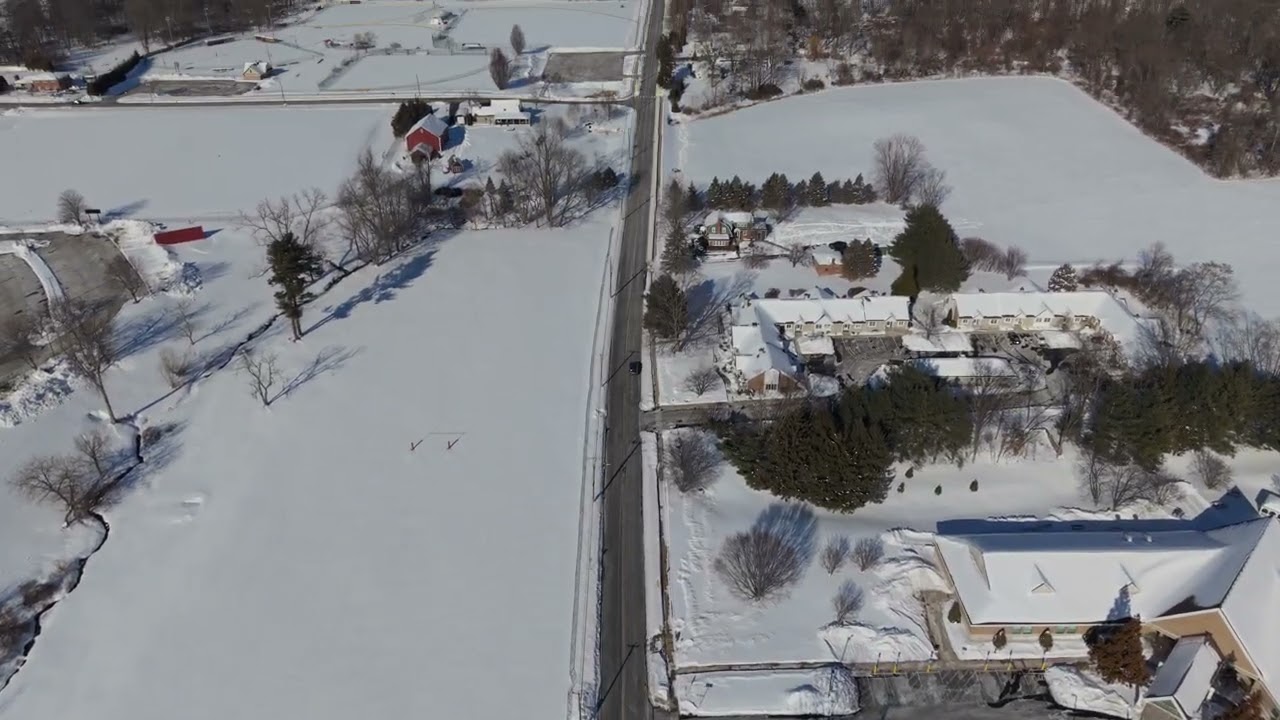 Snow Day at Nevers Park | 4K  60 FPS DJI Mini 5 Pro Drone Footage 