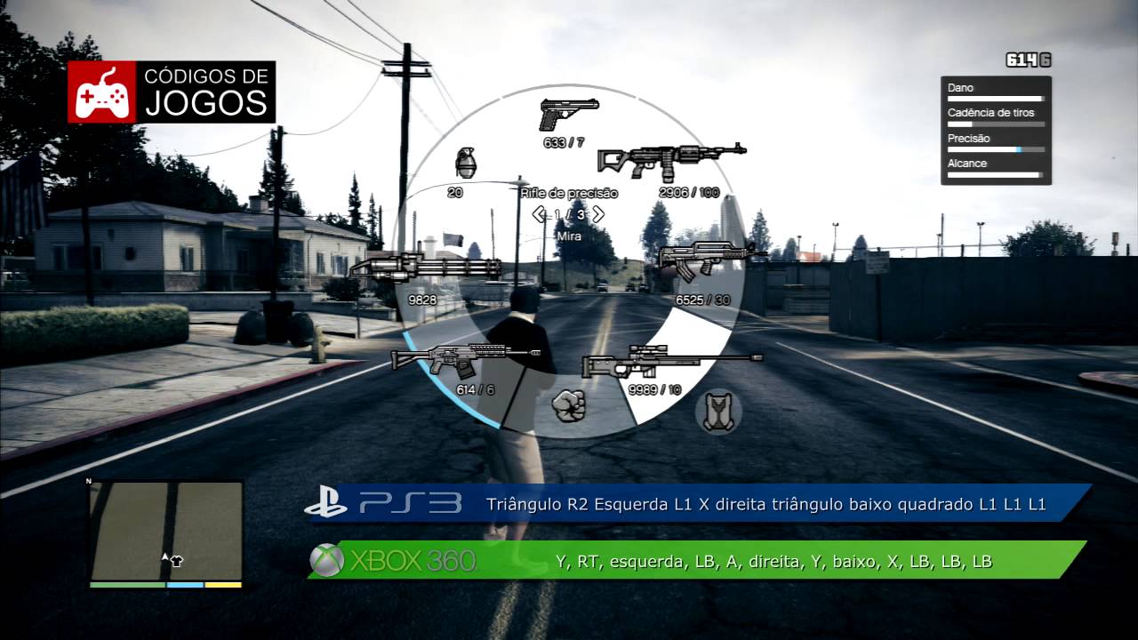C&oacute;digo ativado Novas Armas recebidas C&oacute;digos de Jogos