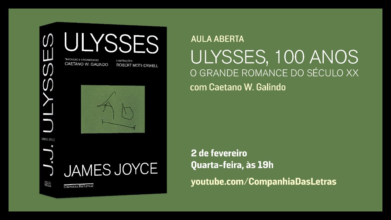 Aula aberta com Caetano W. Galindo – Ulysses, 100 anos