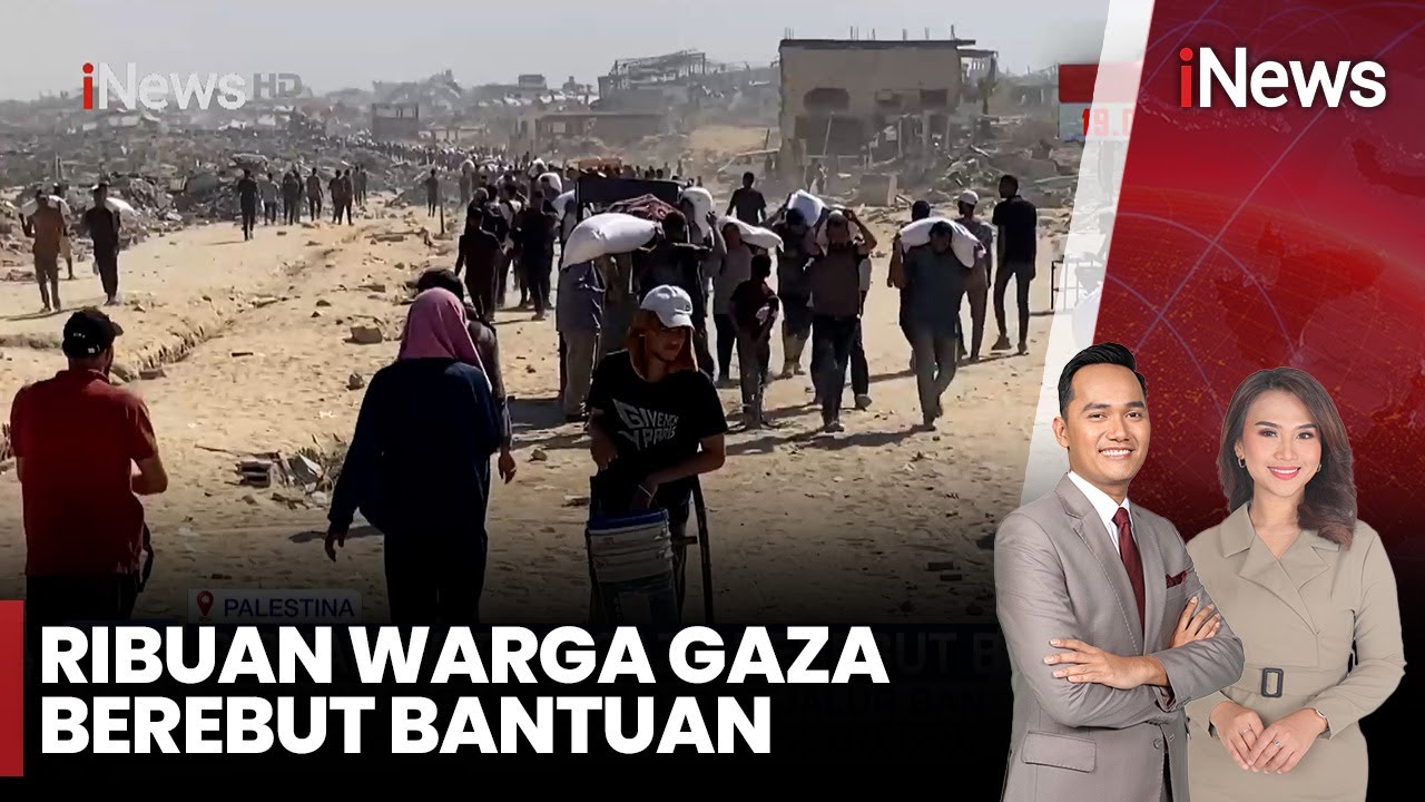Ribuan Warga Gaza Berebut Bantuan | 29/07