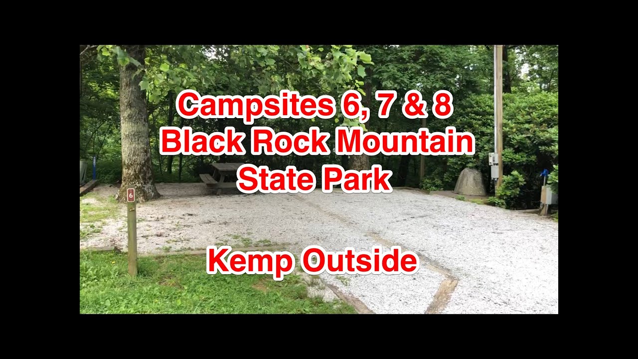 Black Rock Mountain State Park Campsites 6, 7 & 8 | Camping in the North Georgia Mountains