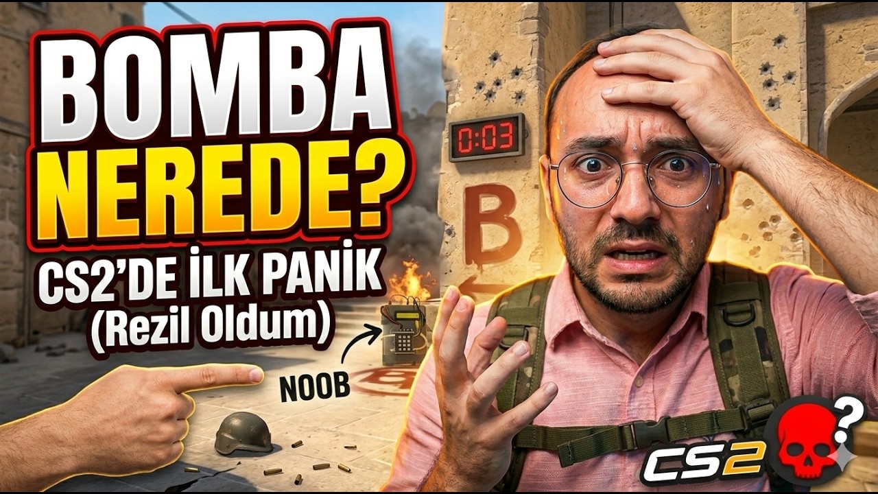 🔥 KIYASIYA MÜCADELE! NOOB GAMEPLAY😱 | CS2 Rekabetçi Maçta Nefes Kesen Anlar! #cs2  #counterstrike2