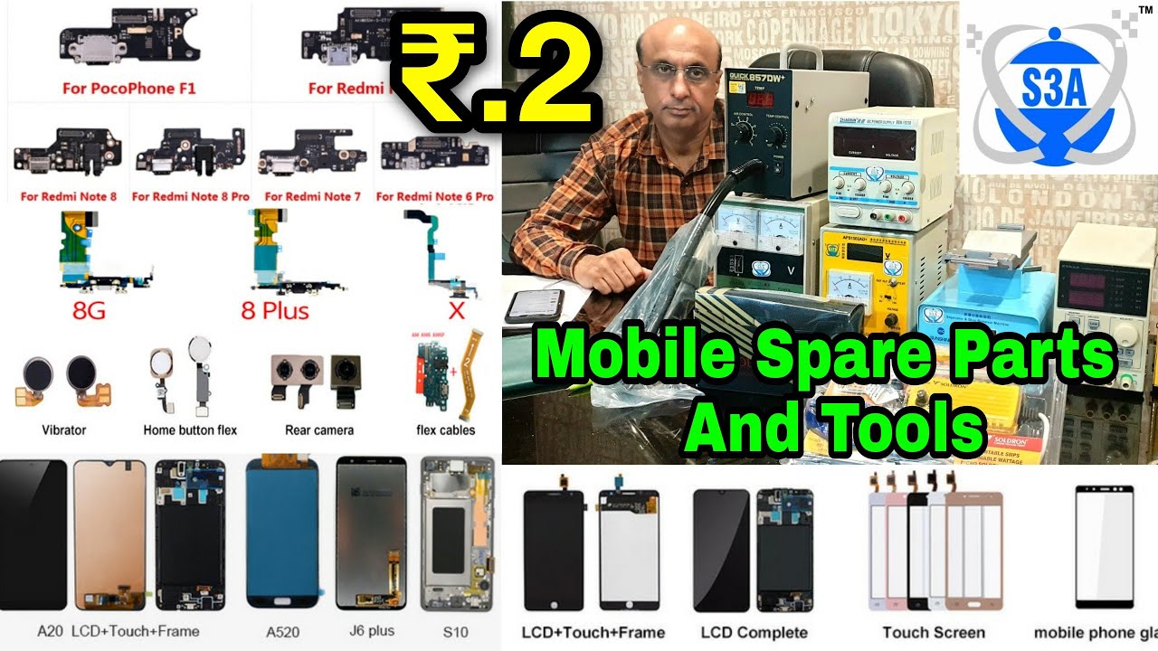 S3A Mobile Spare Parts and Mobile Repairing Tools ! Starting Price Rs.2 Rupees Only #MobileRepairing