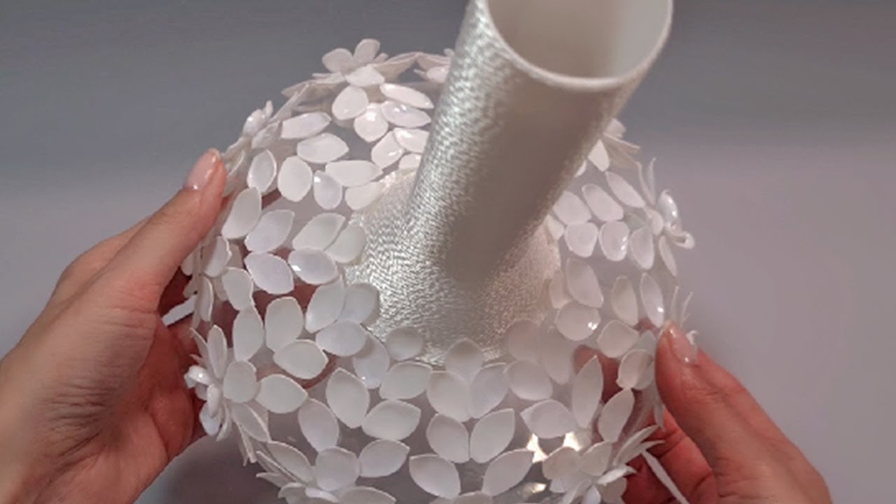 DIY😍 Вы удивитесь, когда увидите, из чего сделана эта ваза.