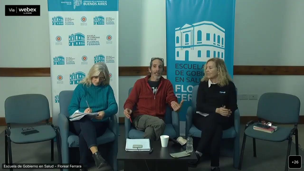 Transmisión en vivo de Escuela de Gobierno en Salud Floreal Ferrara