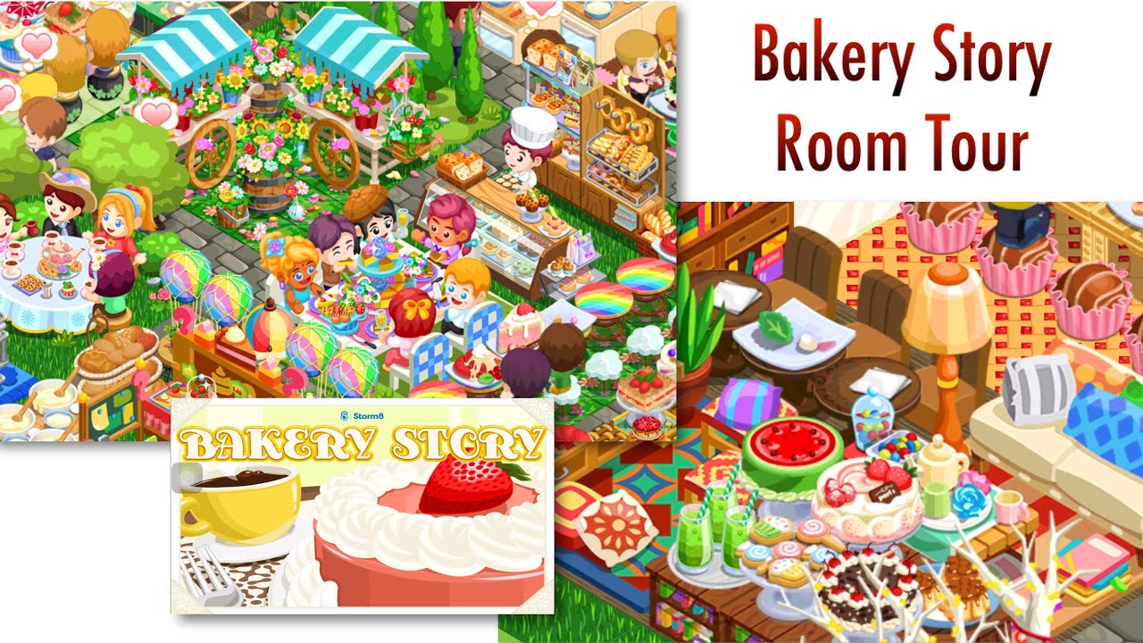 Bakery Story Games Level 99 max level Room Tour