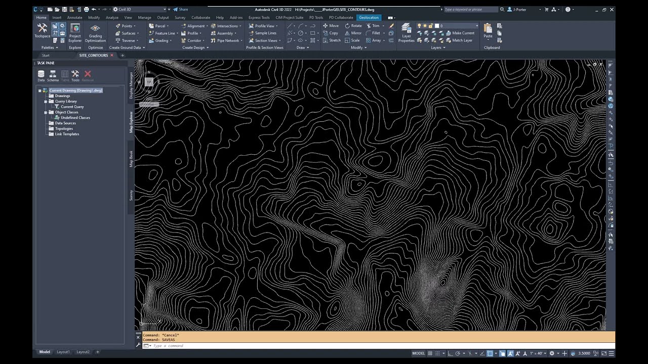 Extracting Contours from SHP File