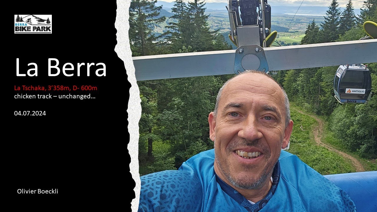 Bikepark La Berra - piste rouge "La Tschaka" - 04.07.2024