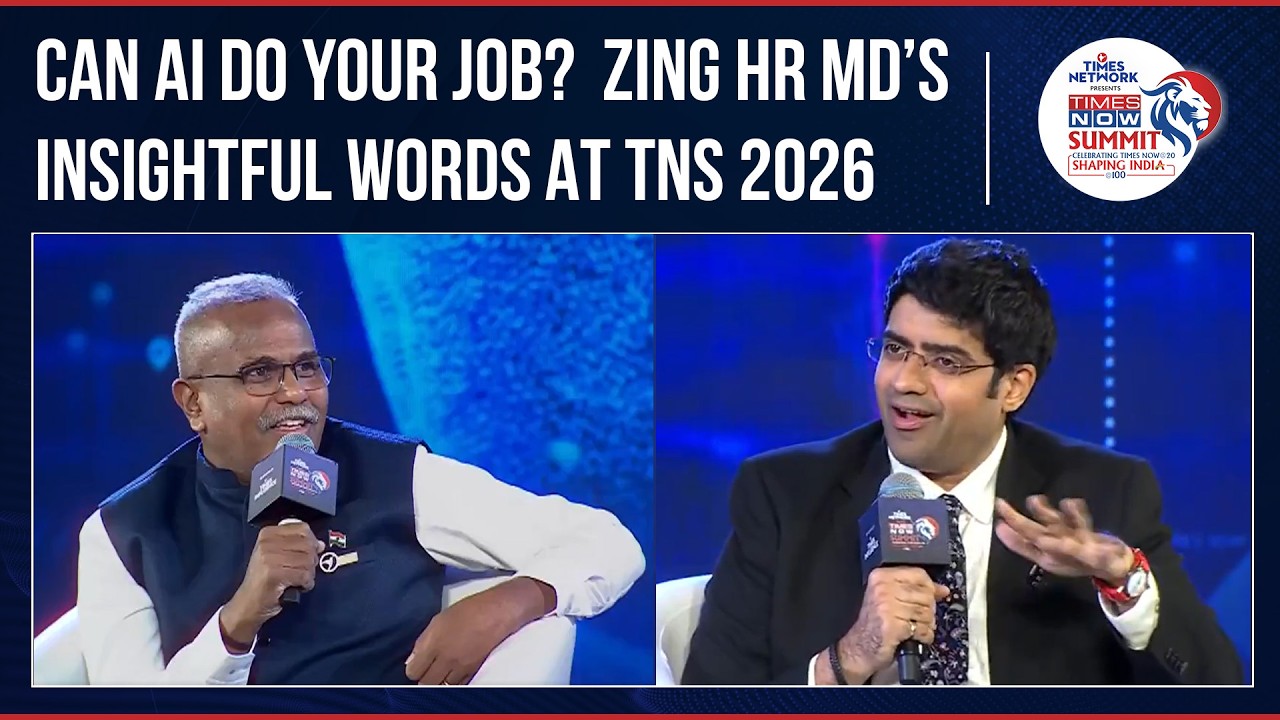 Can AI Do Your Job? Zing HR's MD Prasad Rajappan's Insightful Words At Times Now Summit 2026