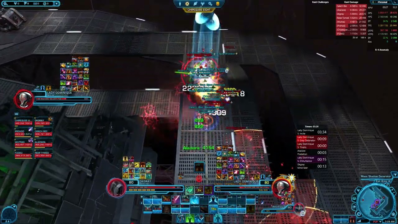 SWTOR - R-4 Anomaly - Lady Dominique [Veteran Mode - Sith Marauder]