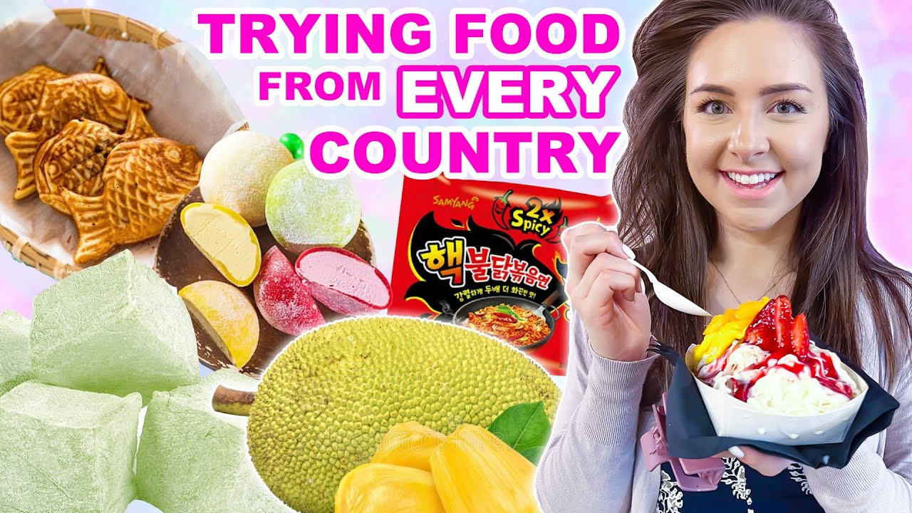 Eating Food From Every Country !! At Global Village Dubai!