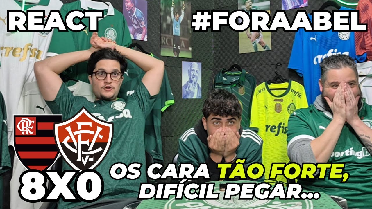 REACT FLAMENGO 8X0 VITÓRIA | MAIOR GOLEADA REGISTRADA COM SUCESSO | 21ª RODADA BRASILEIRÃO 2025