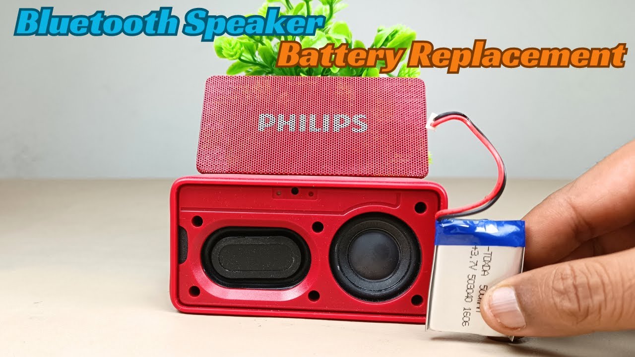 Philips Bluetooth speaker Not Turning on | Battery Replacement