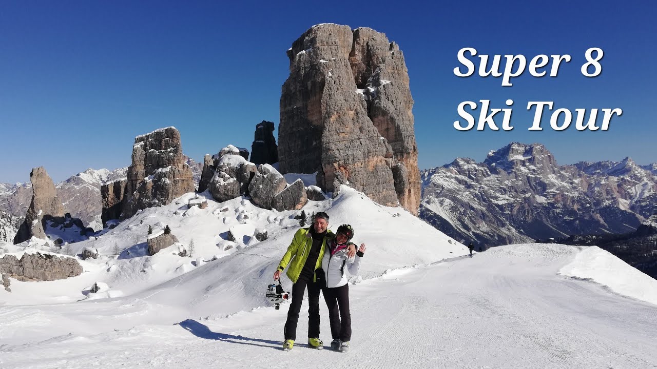 Super 8 Ski Tour -  Falzarego - 5 Torri - Lagazuoi - Armentarola