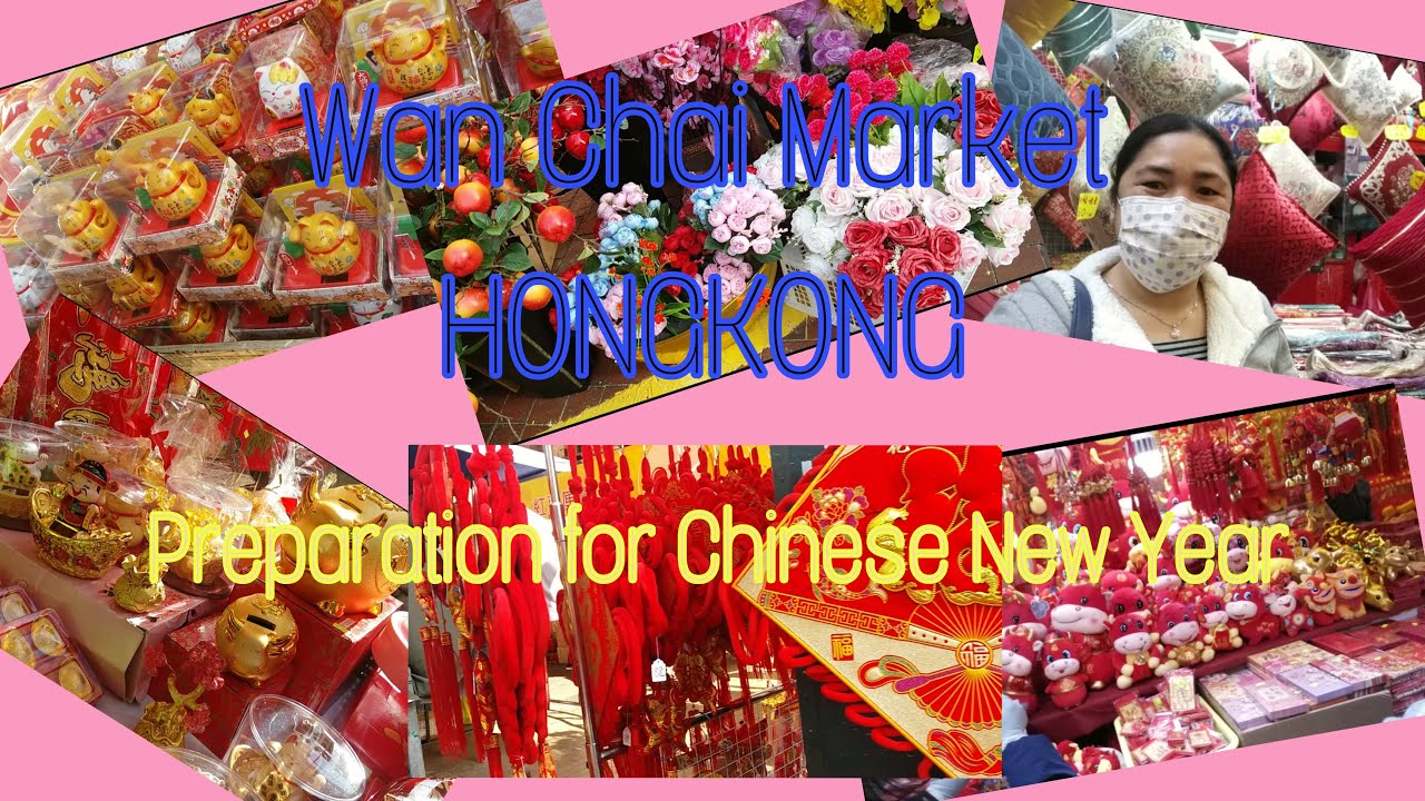 Wan Chai  Market Hongkong (Preparation of Chinese New Year)
