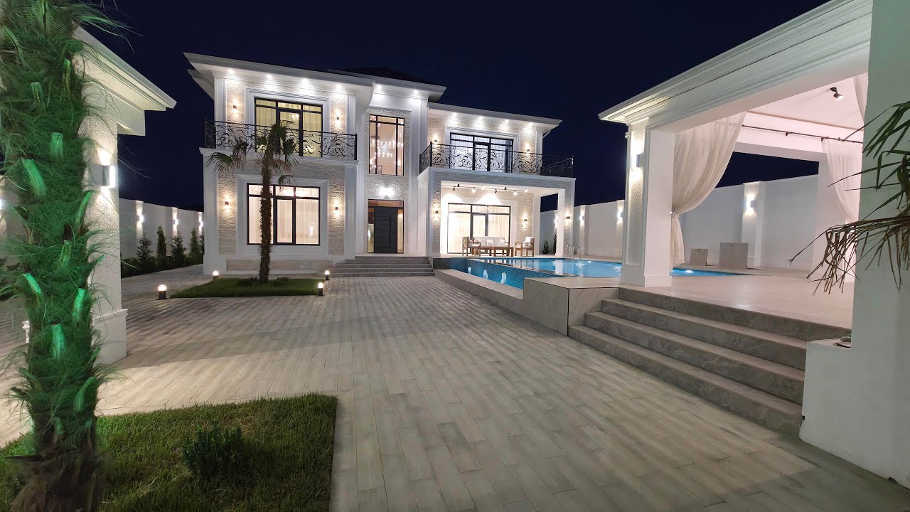 680.000 manat oldu.... Nə istəsən bu Villada var, çox gözəldi - Mərdəkan ( 559 )