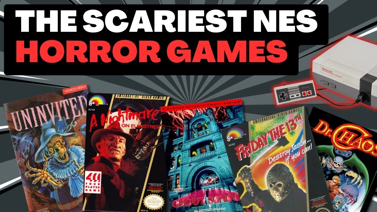Самые СТРАШНЫЕ игры ужасов для NES!