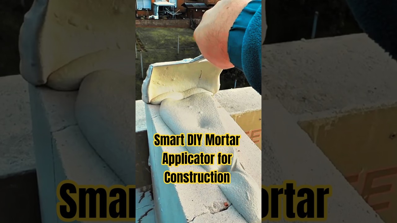 Innovation DIY Block Tool, Perfect Mortar Efficiency