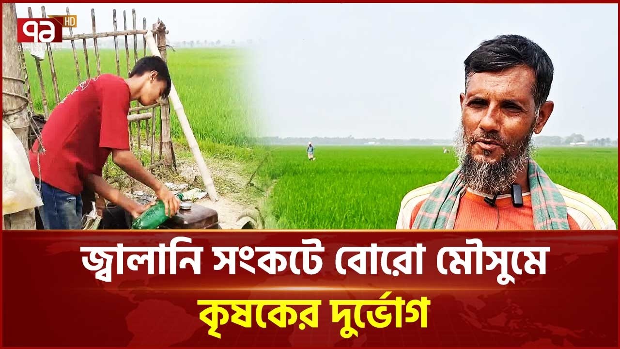 মাগুরায় সংকটে বোরো চাষ, কৃষকদের জন্য স্লিপের ব্যবস্থা | Magura | Fuel Crisis | Ekattor TV