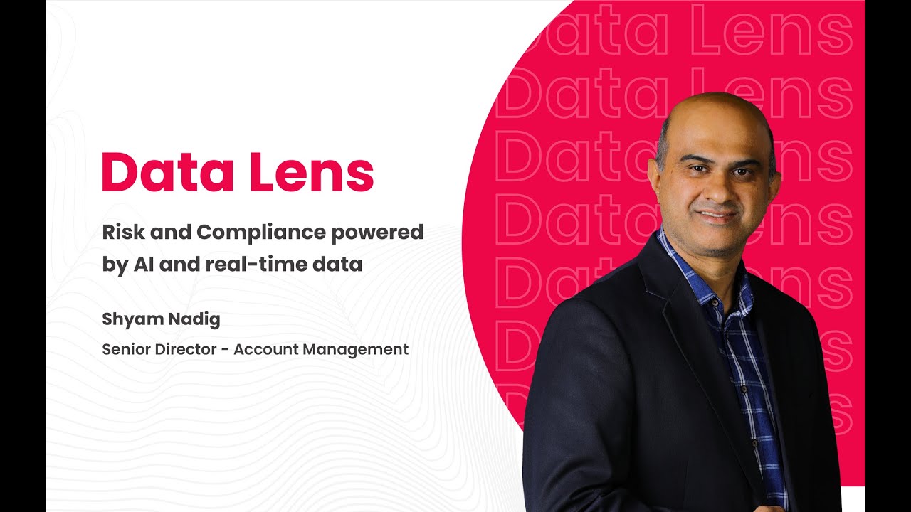 Data Lens | Risk and Compliance powered by AI and real-time data with Shyam Nadig