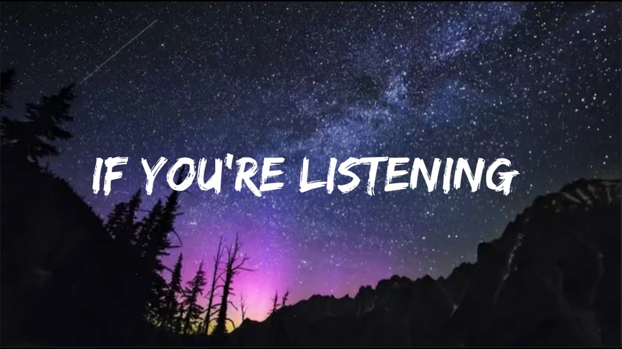 If You’re Listening… – Emotional Song | Adved