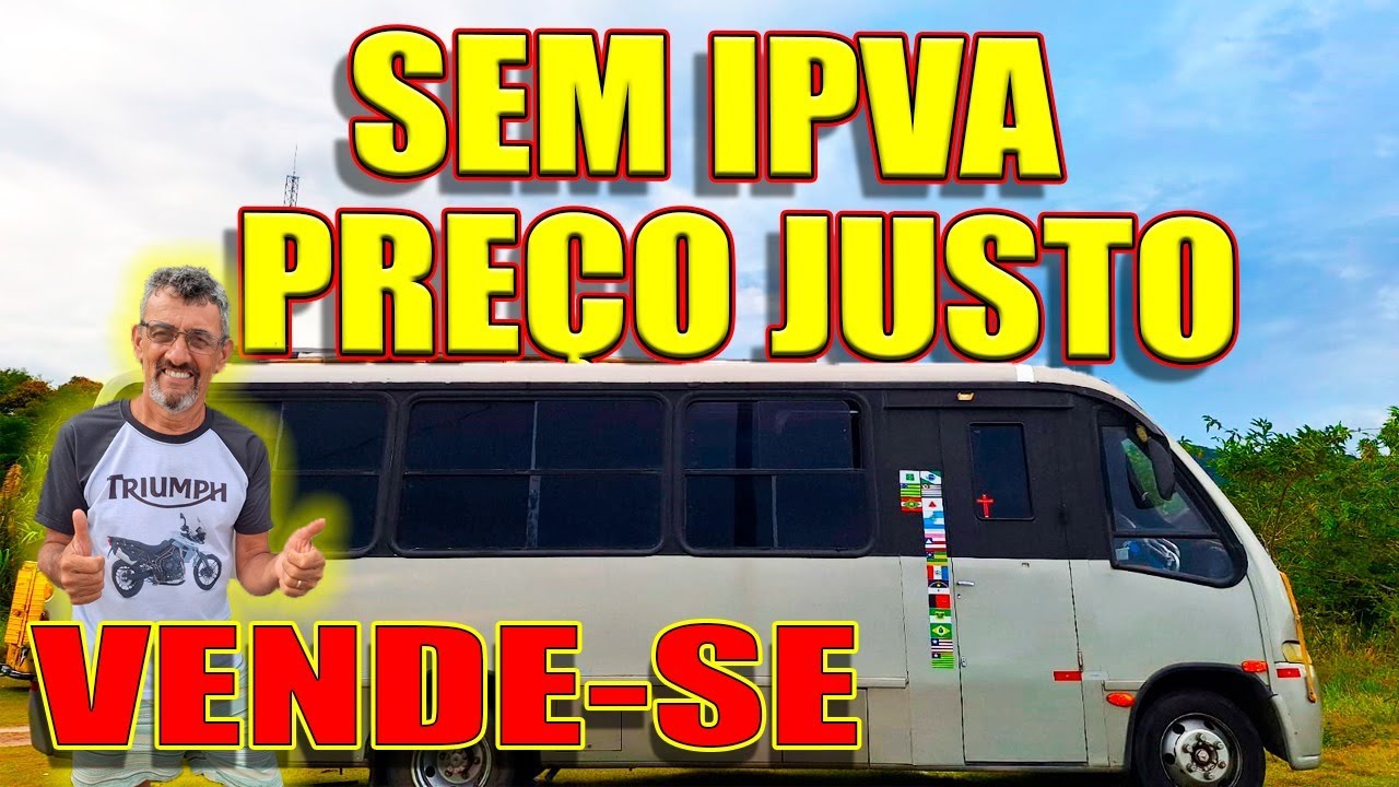 VENDIDO MOTORHOME MICRO-ÔNIBUS MARCOPOLO SENIOR 2002 SEM IPVA E PREÇO JUSTO
