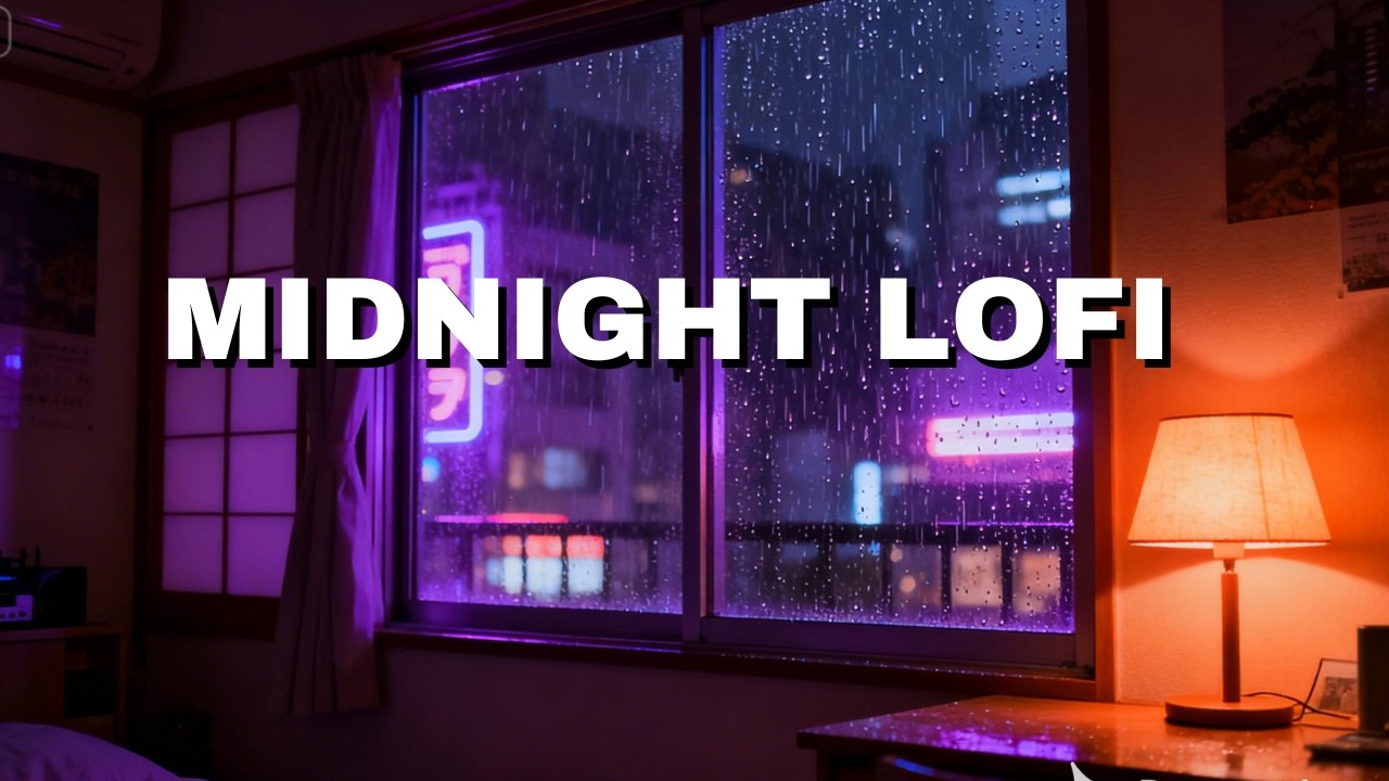 Tokyo Night Rain ☔ Calm Lofi for Study | 勉強用BGM