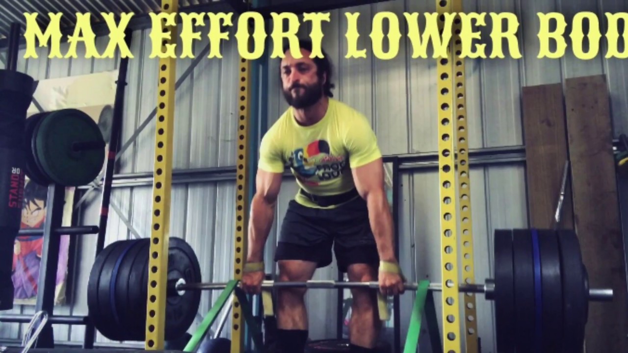 MAX EFFORT LOWER BODY: Conjugate Method Training for Strongman