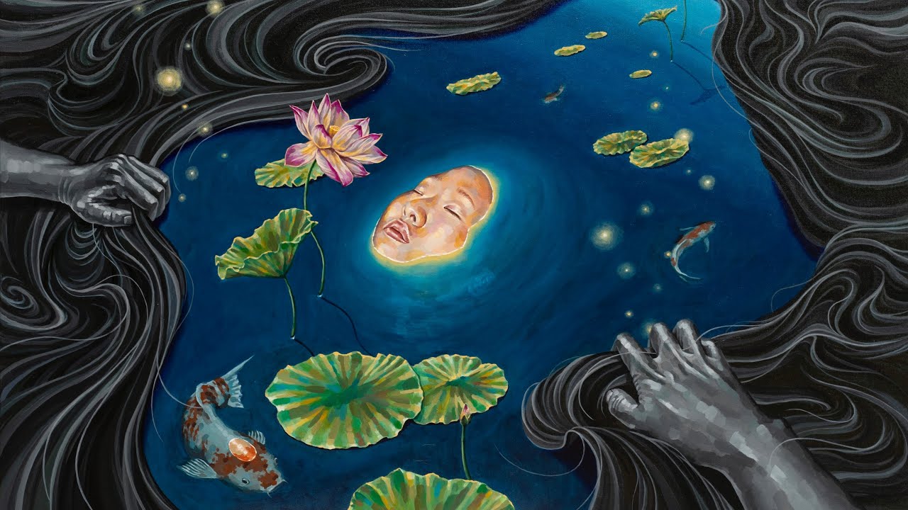 "sanctuary"  |  acrylic painting