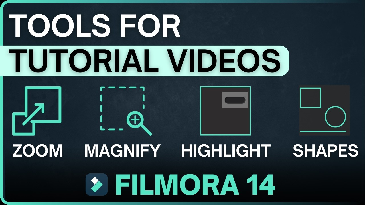 Highlight, Magnify, Circle & More in Filmora 14