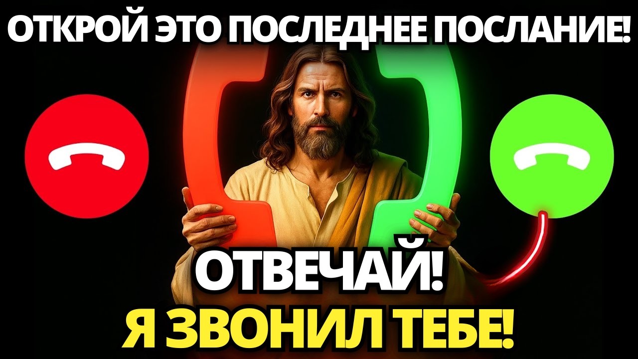 🔴 БОГ ГОВОРИТ: Я ПЫТАЮСЬ ПОГОВОРИТЬ С ТОБОЙ, ЭТО СПАСЕТ ТЕБЕ ЖИЗНЬ! 🙏 ПОСЛАНИЕ БОГА | СЛОВО БОЖЬЕ