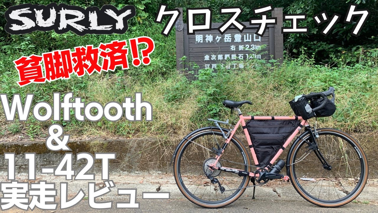 【カスタム】貧脚救済ギアの実走レビュー！Wolf Tooth RoadLink DM＆11-42Tで激坂を登ってみた！【サーリークロスチェック】