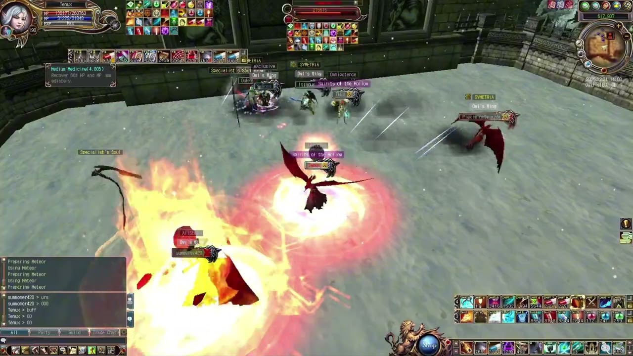 Last chaos Fawkes Tenux VS Summoner
