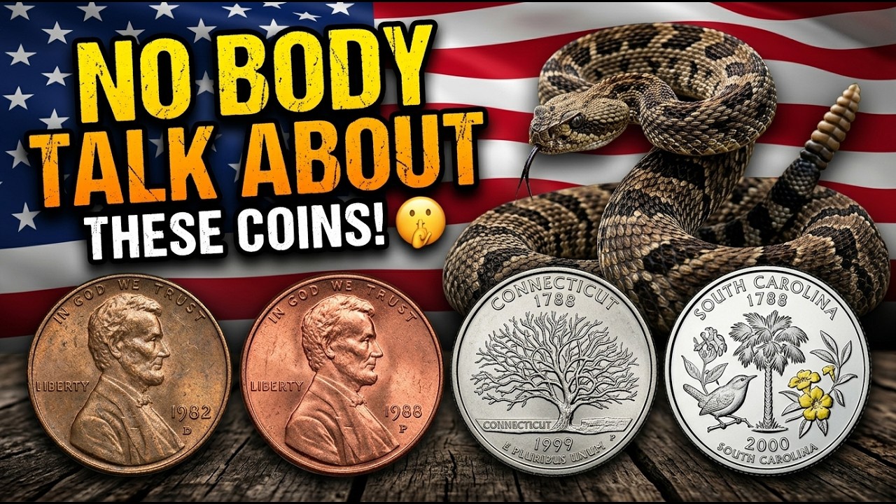 Super Rare Lincoln Pennies & US State Quarter Dollar Worth Millions - Lucky if You Have One?