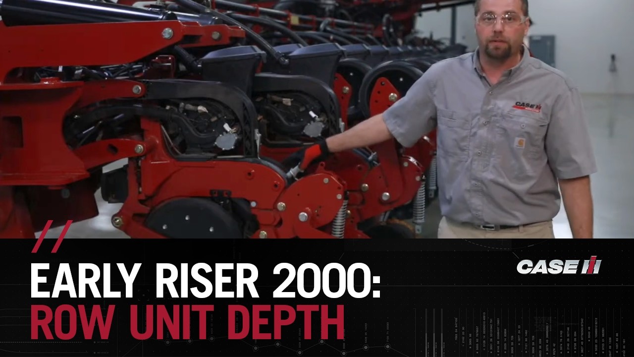Early Riser 2000 Series Planter Row Unit Depth Setting
