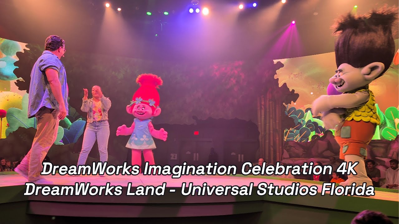 DreamWorks Imagination Celebration 4K - DreamWorks Land - Universal Studios Florida